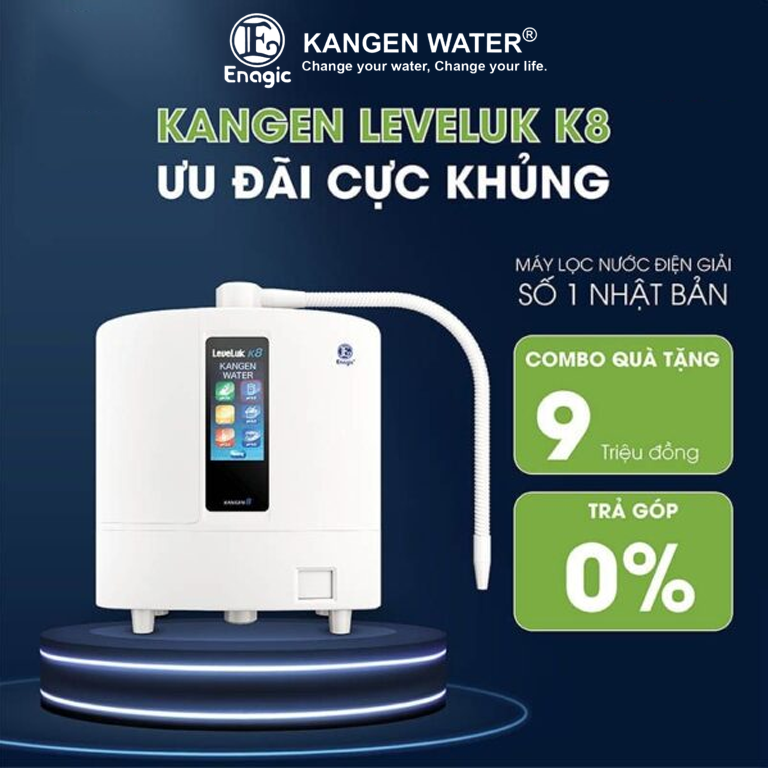 Máy lọc nước Kangen K8 - Máy lọc nước được người Nhật mua nhiều nhất